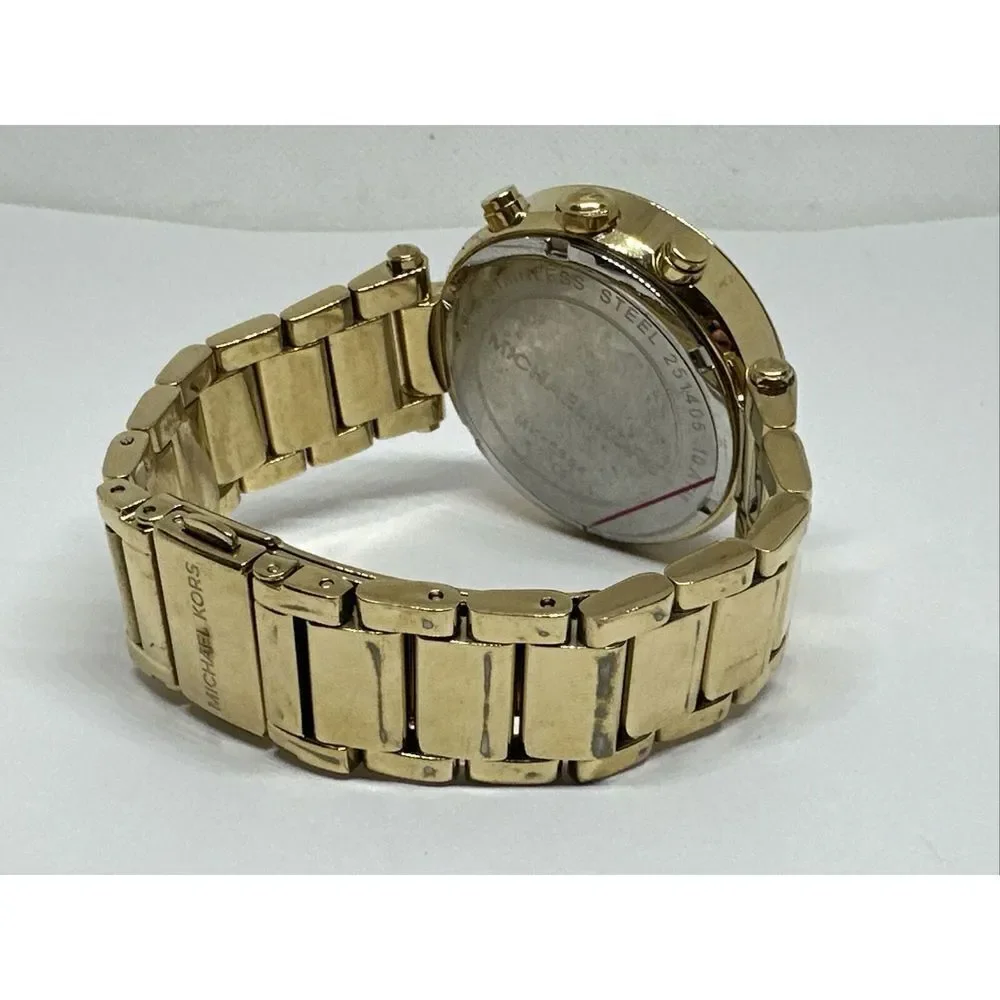 Michael Kors Parker MK5354 Women's Gold Stainless Steel Analog Dial Watch NUL1
